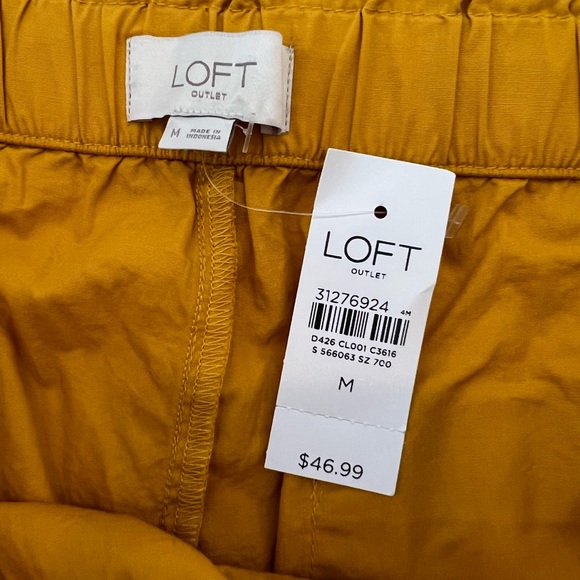 LOFT Mustard Color shorts - Picture 4 of 4